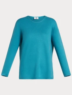 New Marina Rinaldi Cashmere jumper TURQUOISE