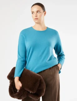 New Marina Rinaldi Cashmere jumper TURQUOISE