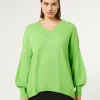 Discount Marina Rinaldi Cashmere sweater LIME
