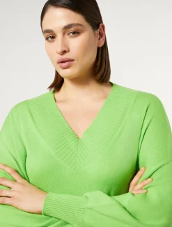Discount Marina Rinaldi Cashmere sweater LIME