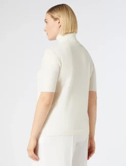 Outlet Marina Rinaldi Cashmere sweater WHITE