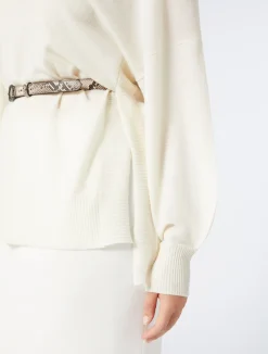 Best Marina Rinaldi Cashmere sweater WHITE