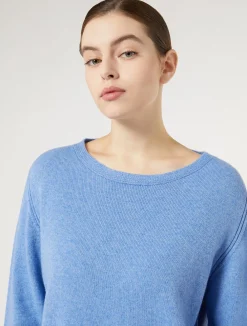 Discount Marina Rinaldi Cashmere-blend sweater NAVY