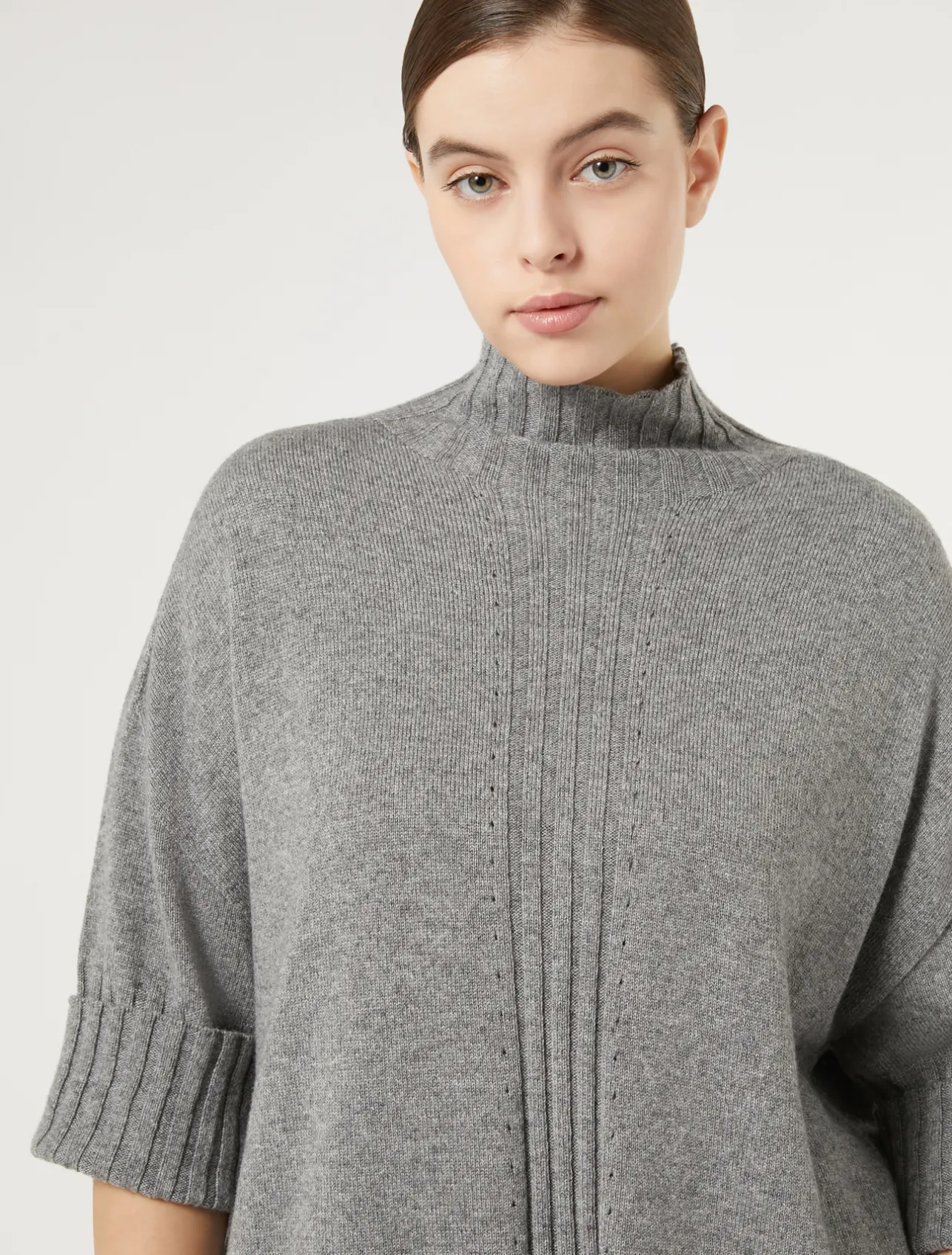Clearance Marina Rinaldi Cashmere-blend sweater MEDIUMGREY