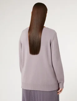 New Marina Rinaldi Cashmere-blend sweater WISTERIA