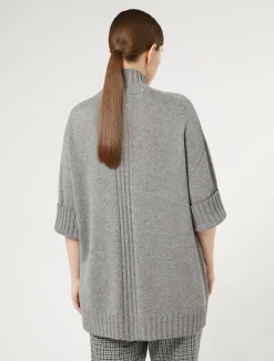 Clearance Marina Rinaldi Cashmere-blend sweater MEDIUMGREY