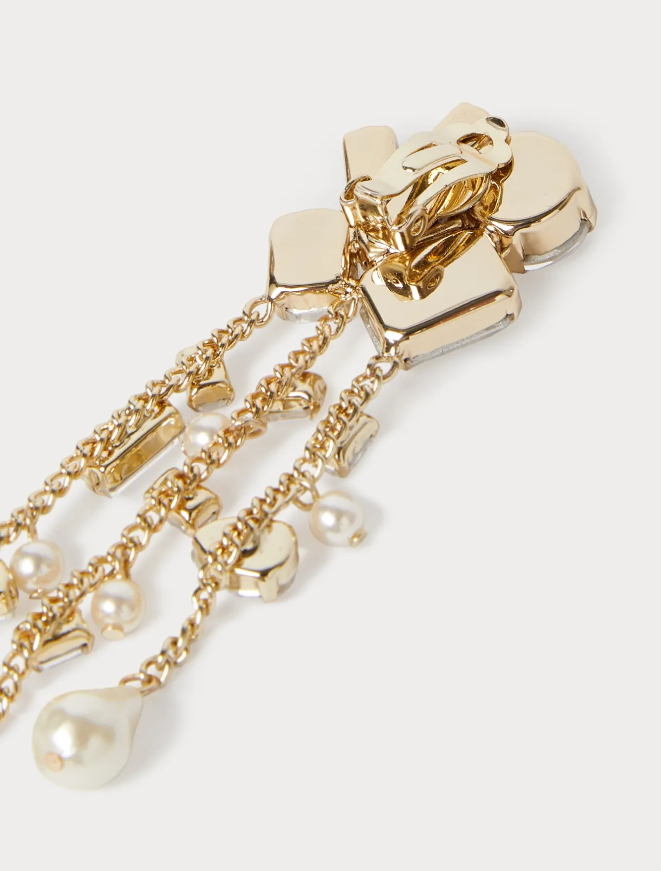Discount Marina Rinaldi Chandelier earrings CRYSTALWHITE
