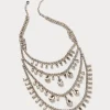 Sale Marina Rinaldi Chandelier necklace with cabochons CRYSTAL