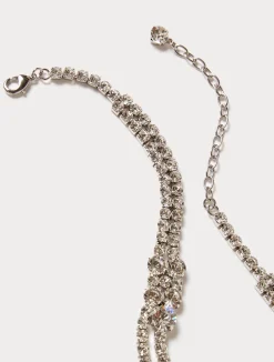Sale Marina Rinaldi Chandelier necklace with cabochons CRYSTAL