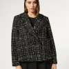 New Marina Rinaldi Check blazer BLACK
