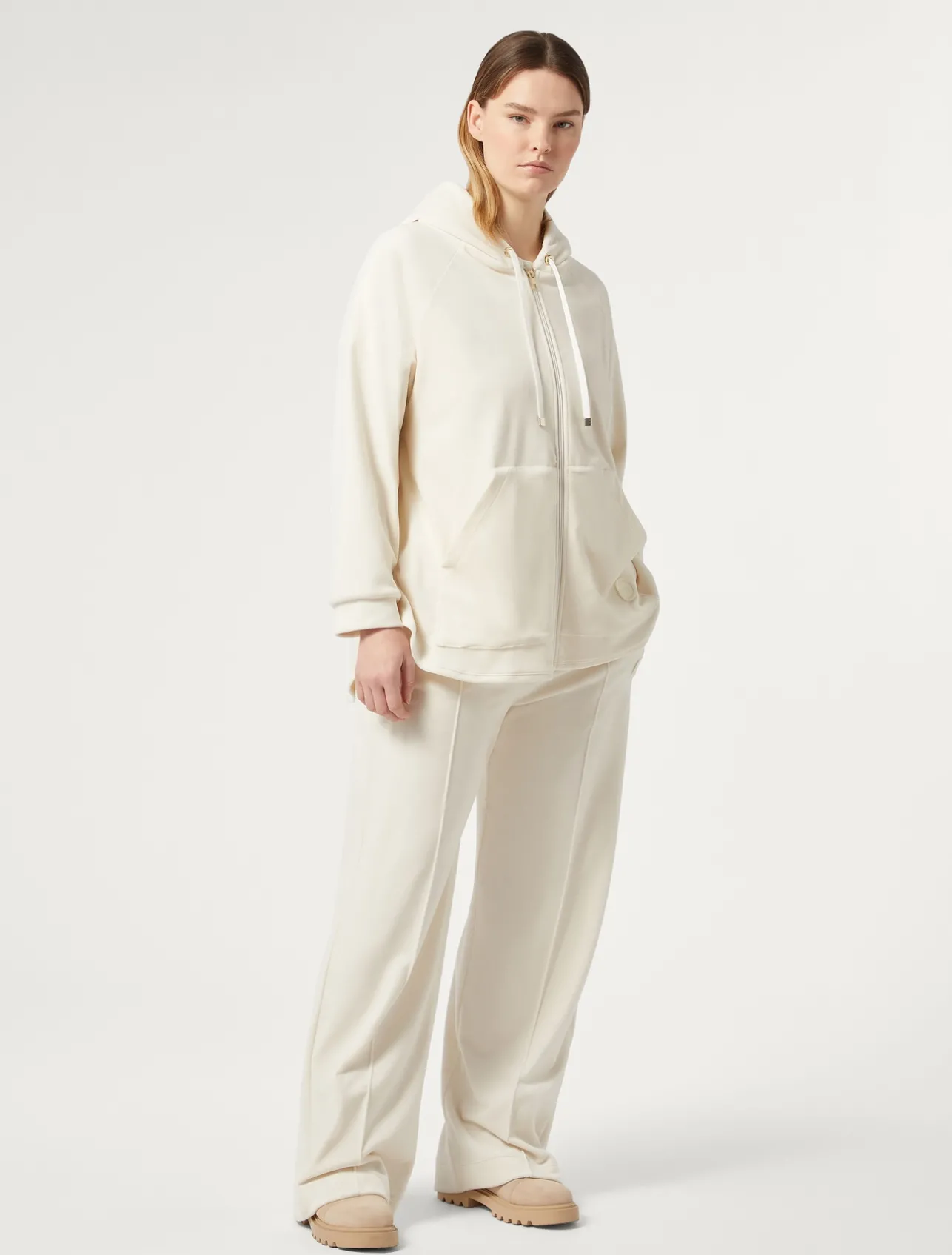 Best Marina Rinaldi Chenille trousers IVORY