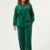Discount Marina Rinaldi Chenille trousers DARKGREEN