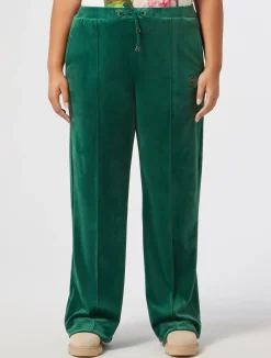 Discount Marina Rinaldi Chenille trousers DARKGREEN