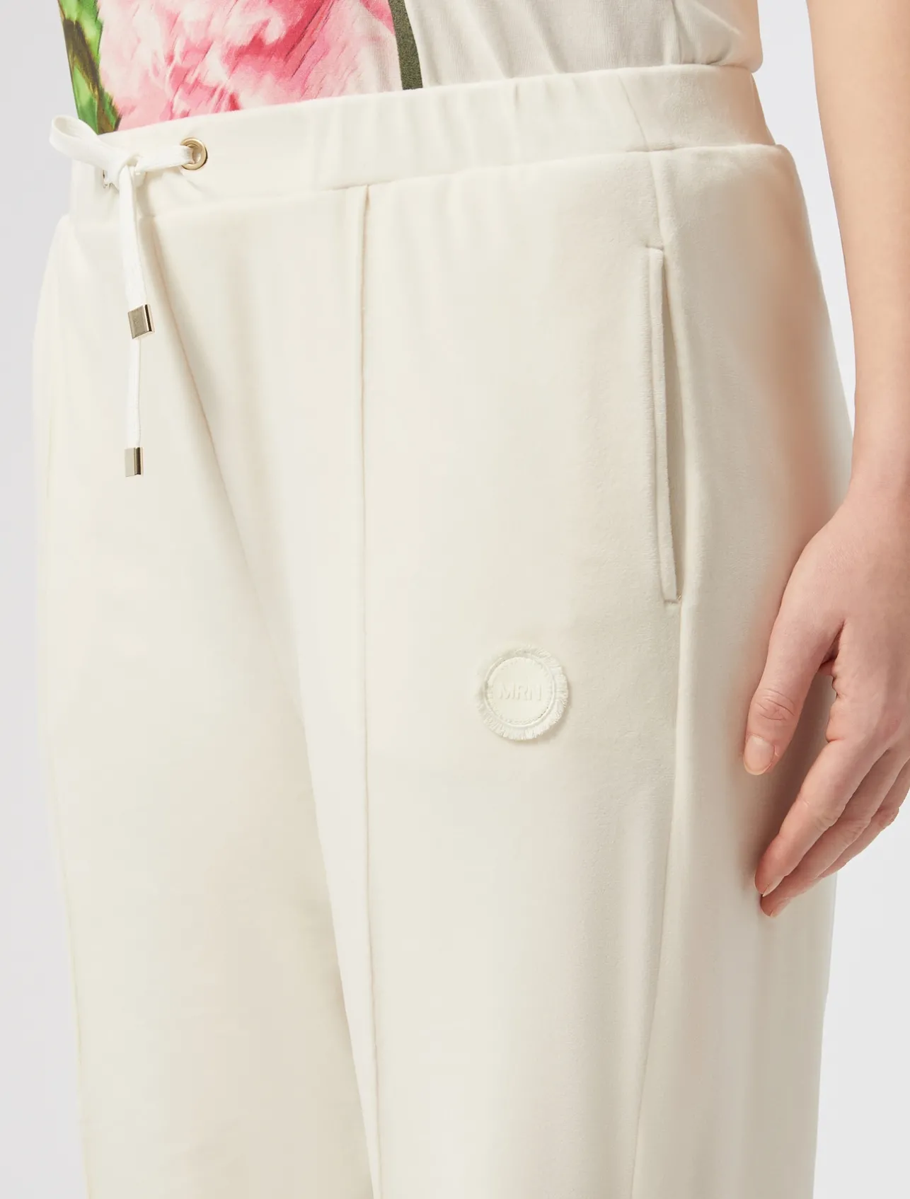 Best Marina Rinaldi Chenille trousers IVORY