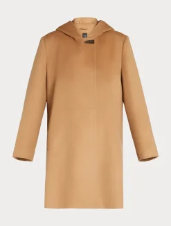 Hot Marina Rinaldi Coat in wool drap CAMEL