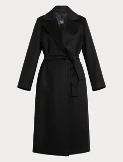 New Marina Rinaldi Coat in wool drap BLACK