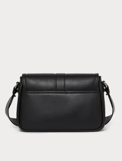 Discount Marina Rinaldi Coated fabric crossbody bag BLACK