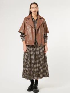 Sale Marina Rinaldi Coated fabric jacket BRONZE