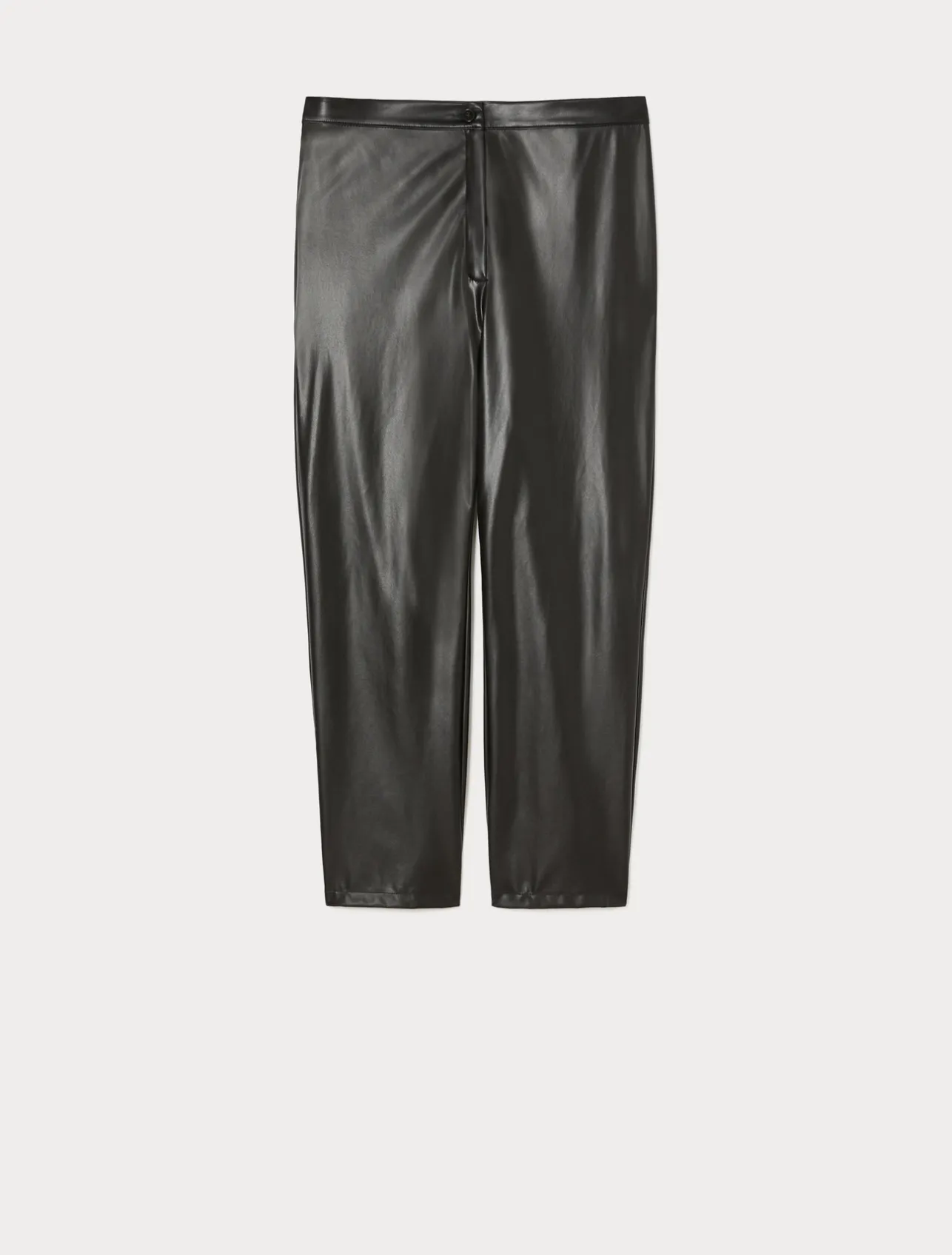 Discount Marina Rinaldi Coated fabric trousers BLACK