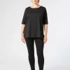 Discount Marina Rinaldi Compact jersey leggings BLACK