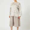 Outlet Marina Rinaldi Corduroy culottes BEIGE