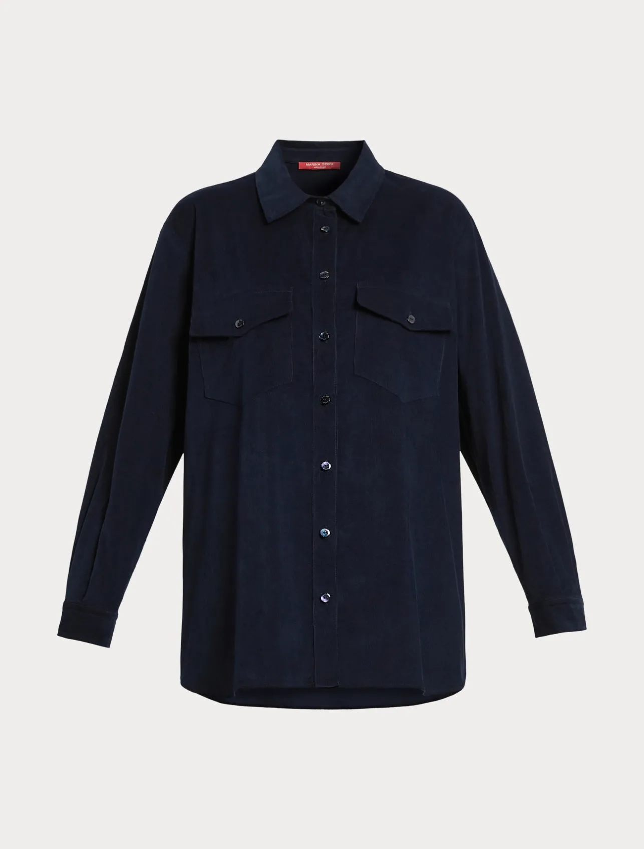 Best Marina Rinaldi Corduroy shirt NAVY