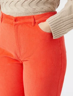 Online Marina Rinaldi Corduroy trousers CORAL