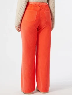 Online Marina Rinaldi Corduroy trousers CORAL