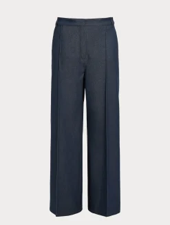 New Marina Rinaldi Cotton bull denim trousers BLUEJEANS