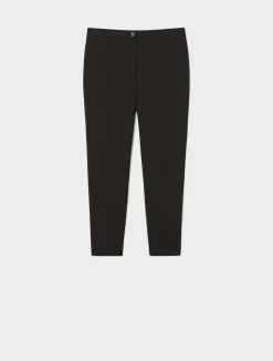 Hot Marina Rinaldi Cotton canvas trousers BLACK