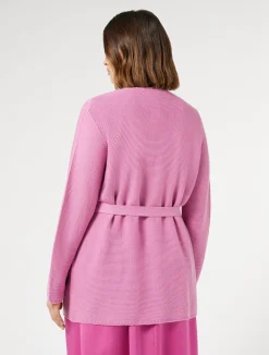 Outlet Marina Rinaldi Cotton cardigan PINK