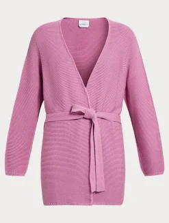 Outlet Marina Rinaldi Cotton cardigan PINK