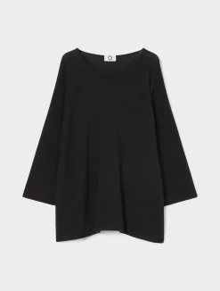 Hot Marina Rinaldi Cotton crepe sweater BLACK