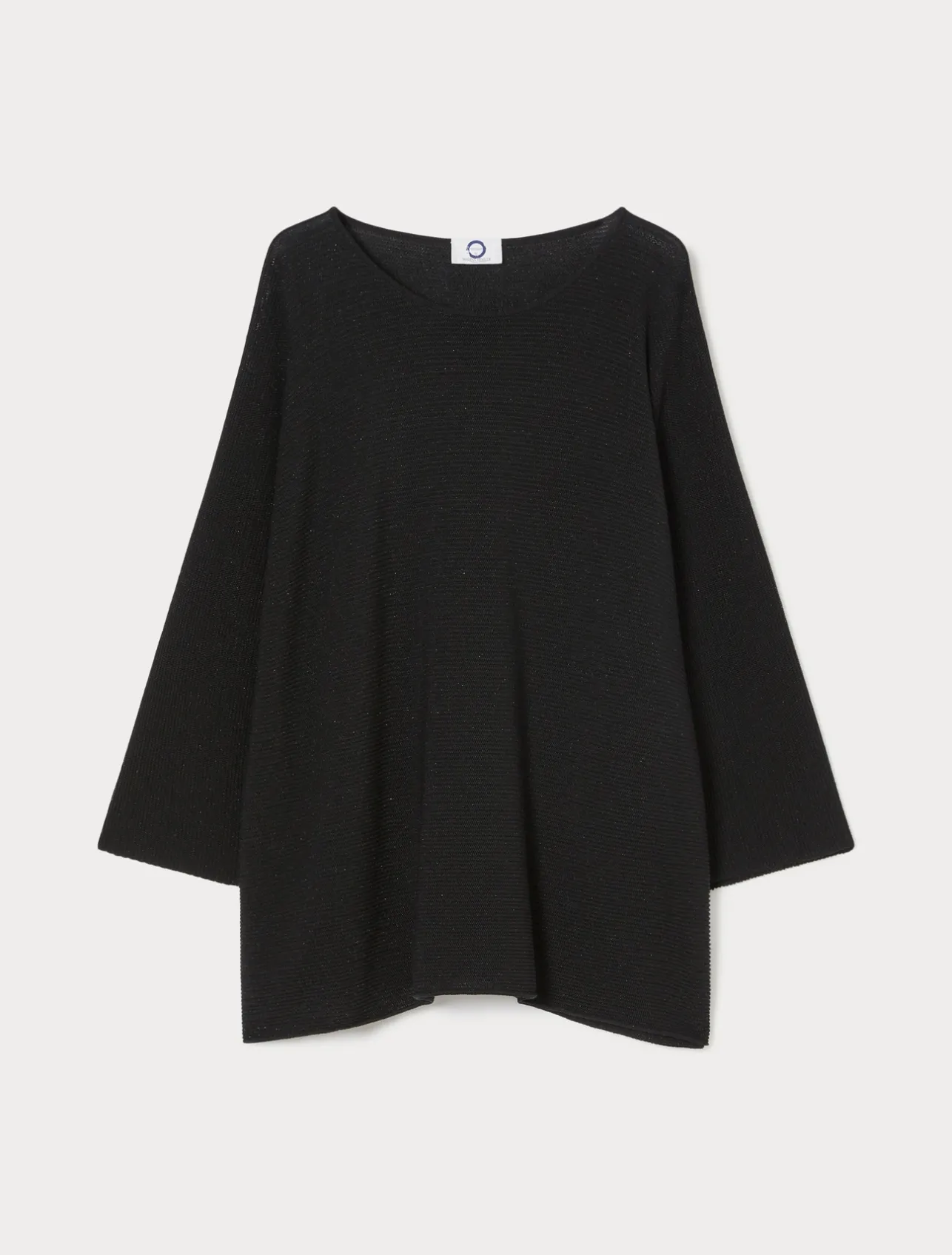 Hot Marina Rinaldi Cotton crepe sweater BLACK