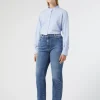 Clearance Marina Rinaldi Cotton denim jeans NAVY