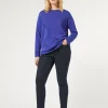 New Marina Rinaldi Cotton denim jeans MIDNIGHTBLUE