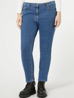 Fashion Marina Rinaldi Cotton denim jeans BLUEJEANS