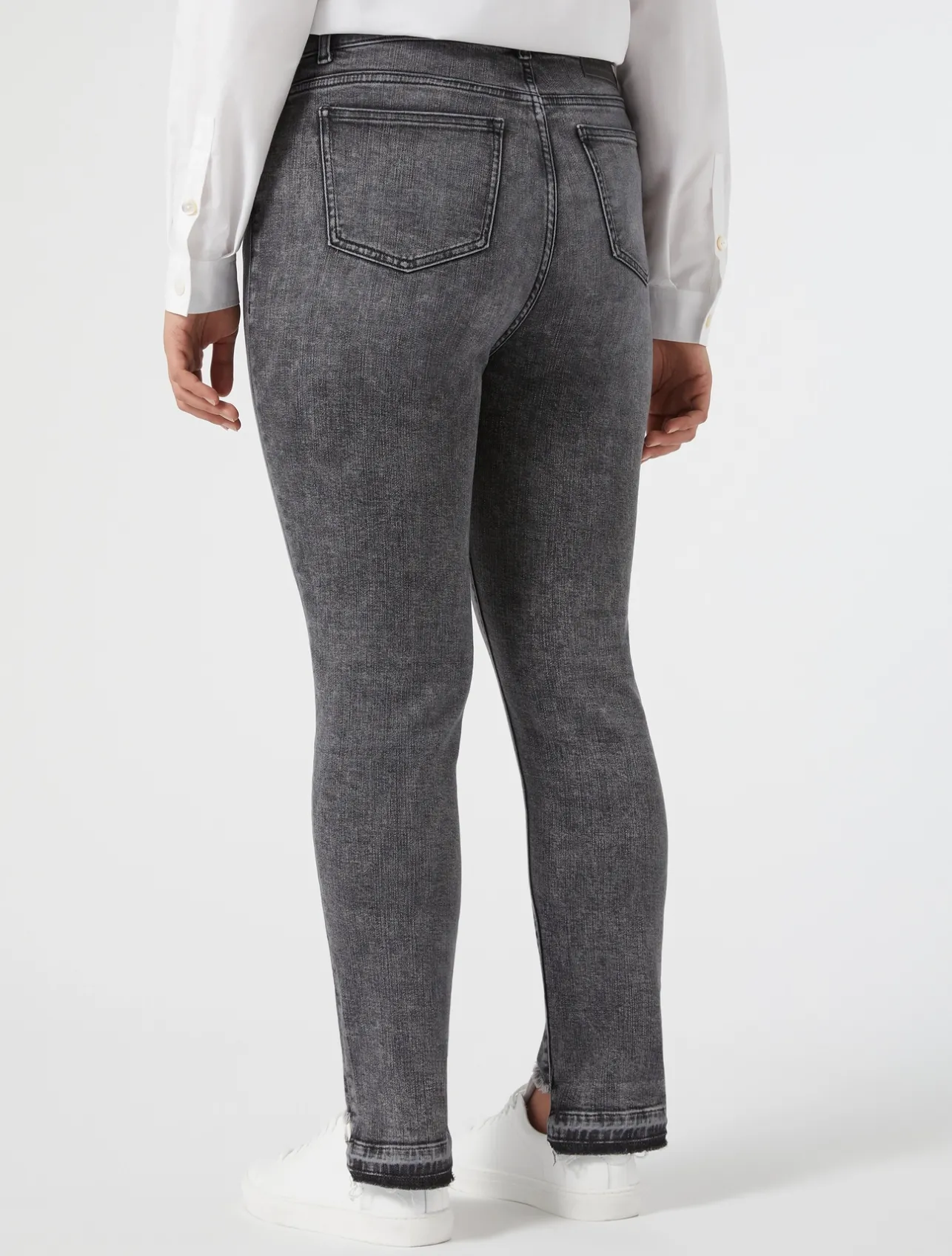 Best Marina Rinaldi Cotton denim jeans BLACK
