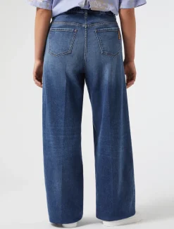 Clearance Marina Rinaldi Cotton denim jeans NAVY