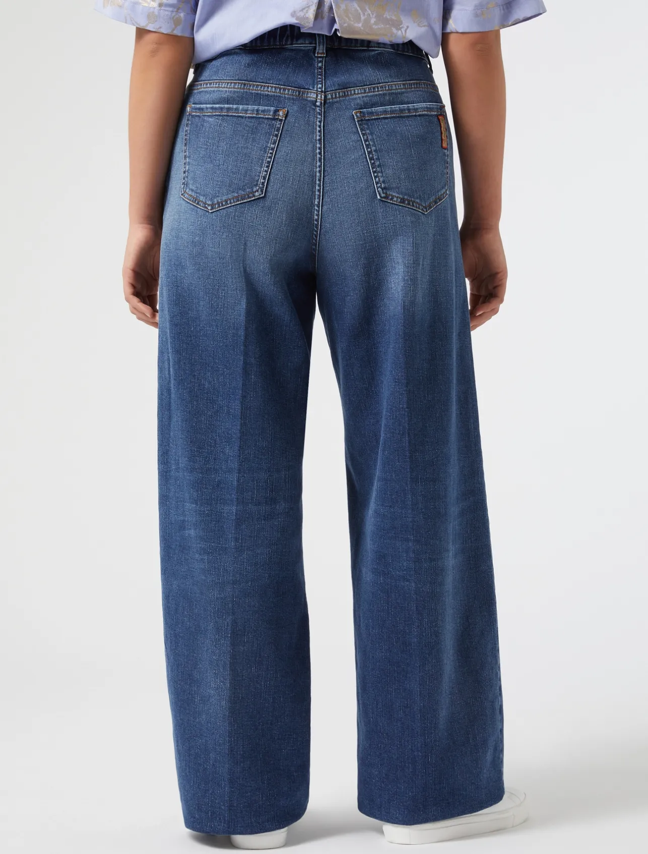 Clearance Marina Rinaldi Cotton denim jeans NAVY