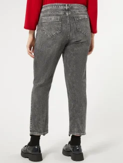 Discount Marina Rinaldi Cotton denim jeans BLACK