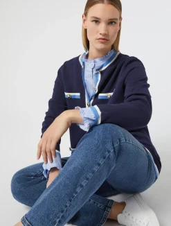 Clearance Marina Rinaldi Cotton denim jeans NAVY
