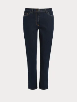 New Marina Rinaldi Cotton denim jeans MIDNIGHTBLUE