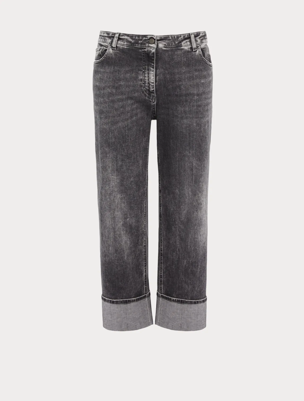 Clearance Marina Rinaldi Cotton denim jeans BLACK
