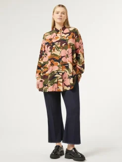 Best Marina Rinaldi Cotton denim trousers MIDNIGHTBLUE