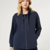 New Marina Rinaldi Cotton fleece jacket NAVY