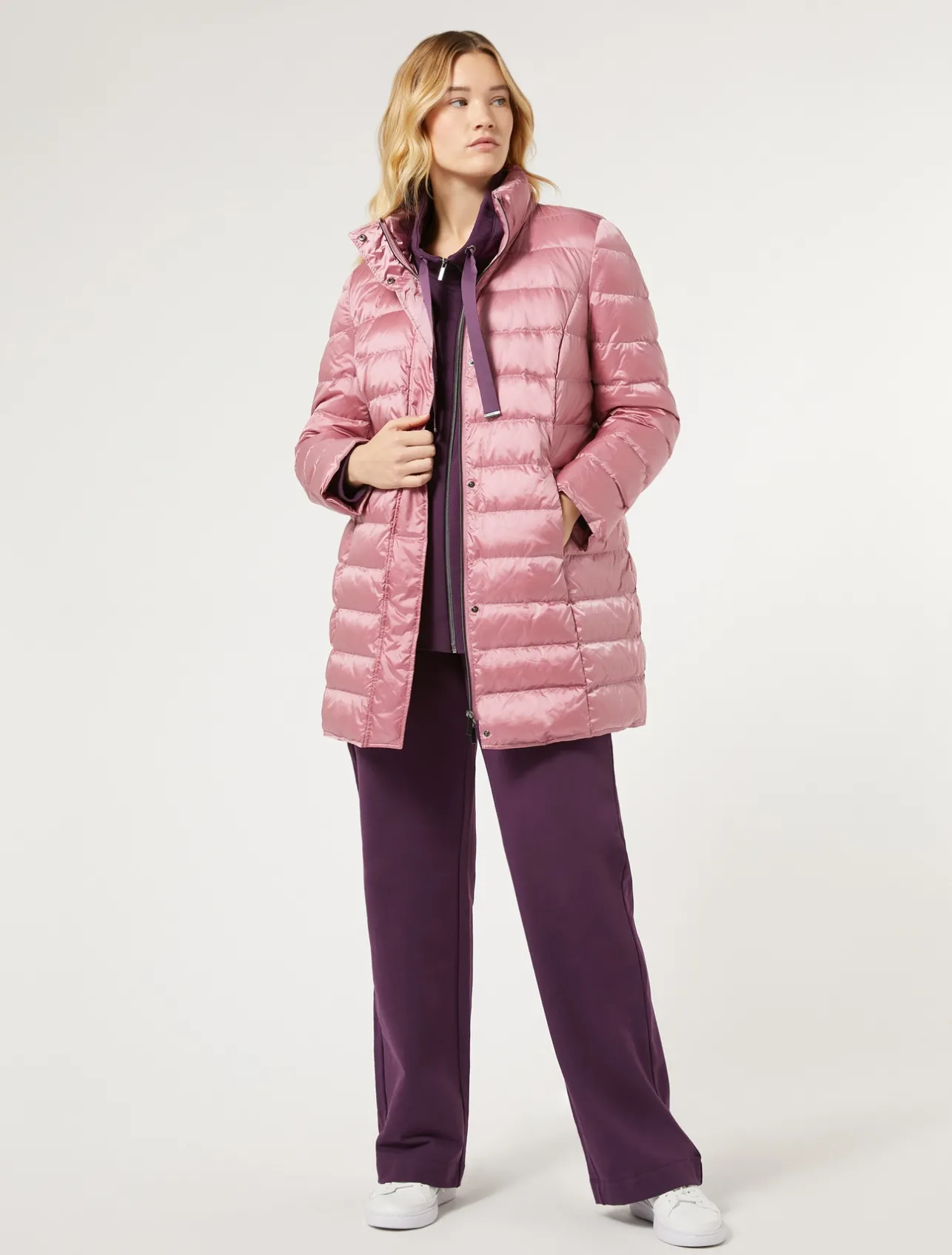 Hot Marina Rinaldi Cotton fleece jacket PURPLE