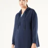 Fashion Marina Rinaldi Cotton jersey sweatshirt NAVY