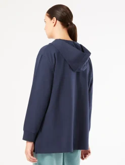 Fashion Marina Rinaldi Cotton jersey sweatshirt NAVY