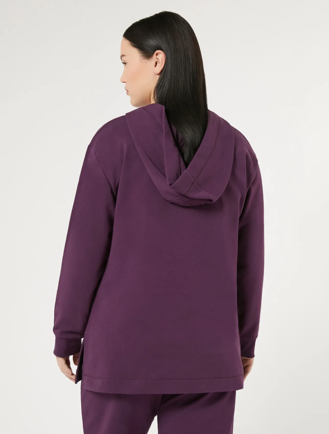 New Marina Rinaldi Cotton jersey sweatshirt PURPLE